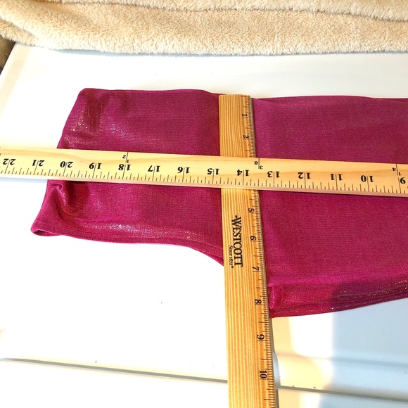 Sold Arden B Bright Pink & Sparkly Silver Metallic Sleeveless Top (L) - Picture 7 of 8